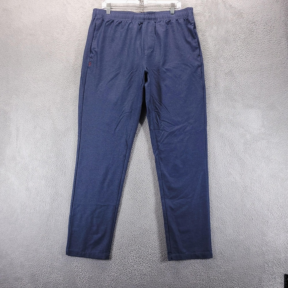 Rhone Jogger Pants Mens L Blue Guru Lounge Sweatpants Pockets Gym Workout